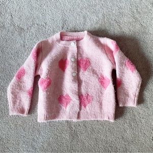 3T Knit Heart Sweater